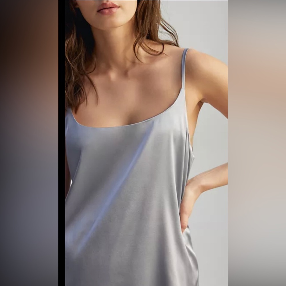 Gold silk camisole